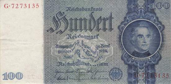 100 Mark 1935 ro.176a F/G
